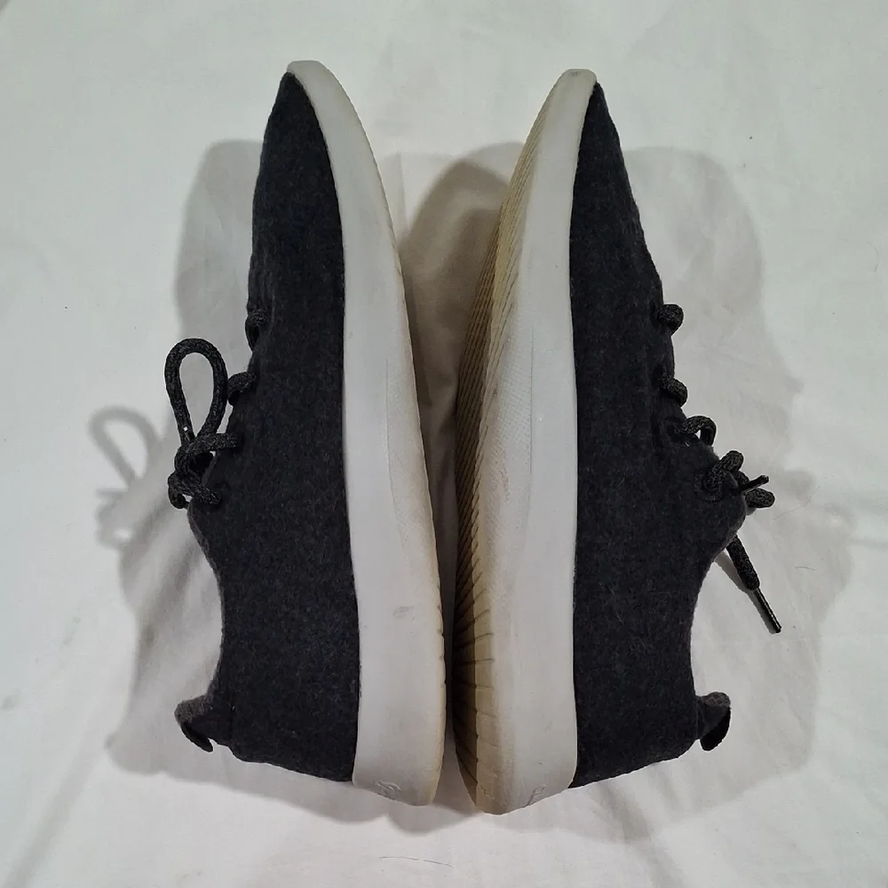 Allbirds Men's Charcoal and White Sneakers Size M 11
